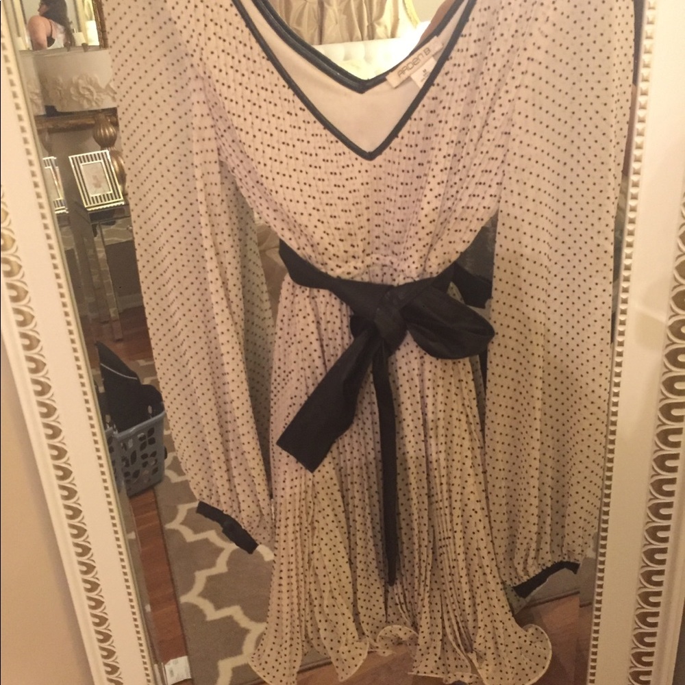 Arden B Polka-Dot Dress